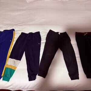 4 PAIRS OF LIMITED EDITION POLO RALPH LAUREN BOY SIZE 6 SWEATPANTS